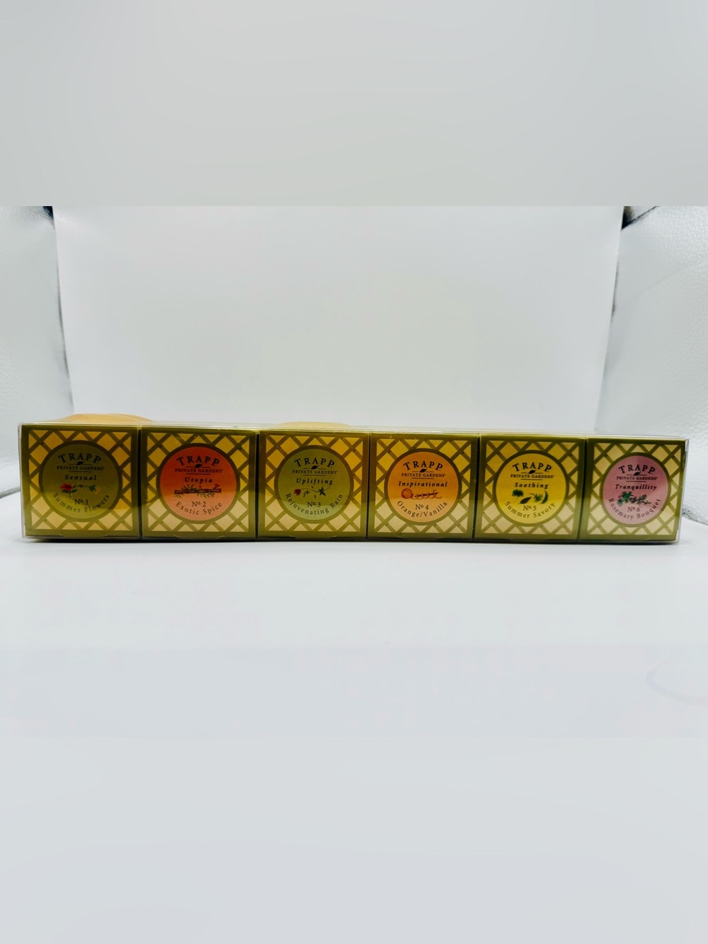 Trapp Private Gardens Luxury Scented Votive Candle Rare Gift Set